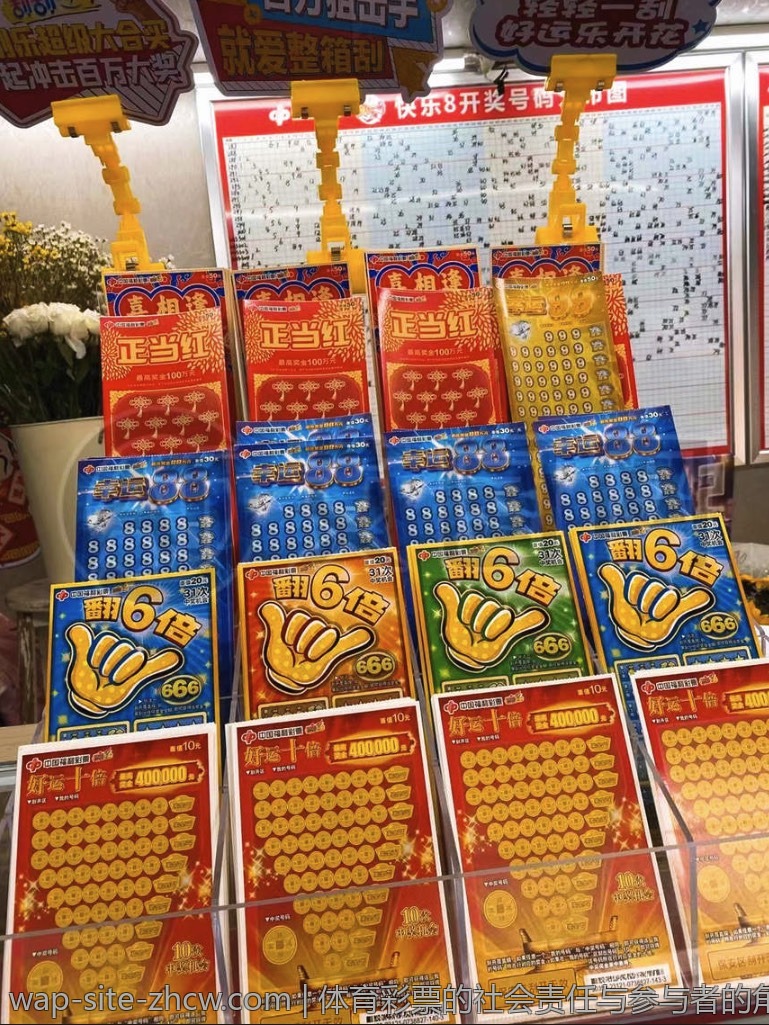 体育彩票的社会责任与参与者的角色